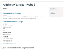 Tablet Screenshot of kadernictvi-lanugo.cz
